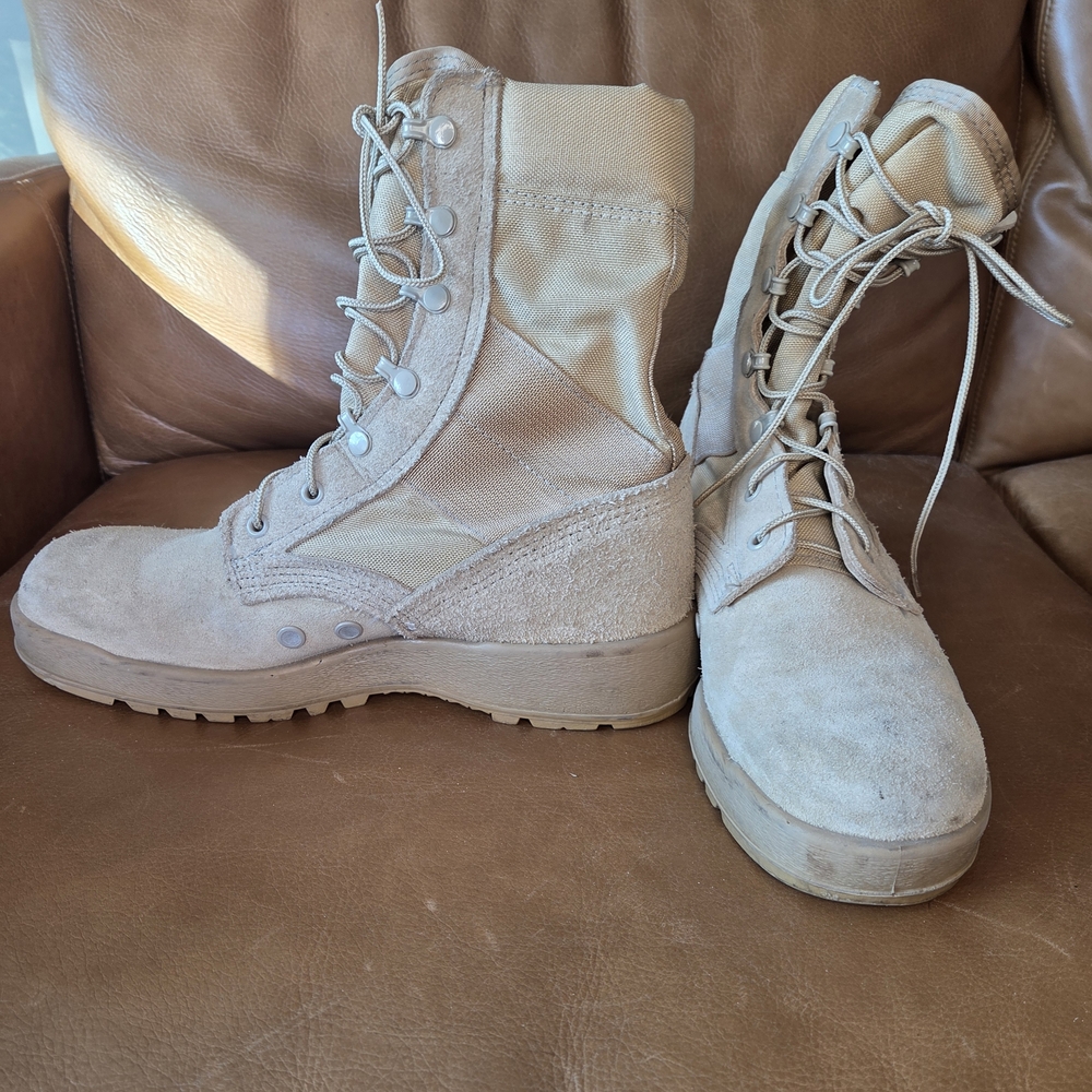 McRae Army Issue Hot Weather Men's Tan Combat Boots